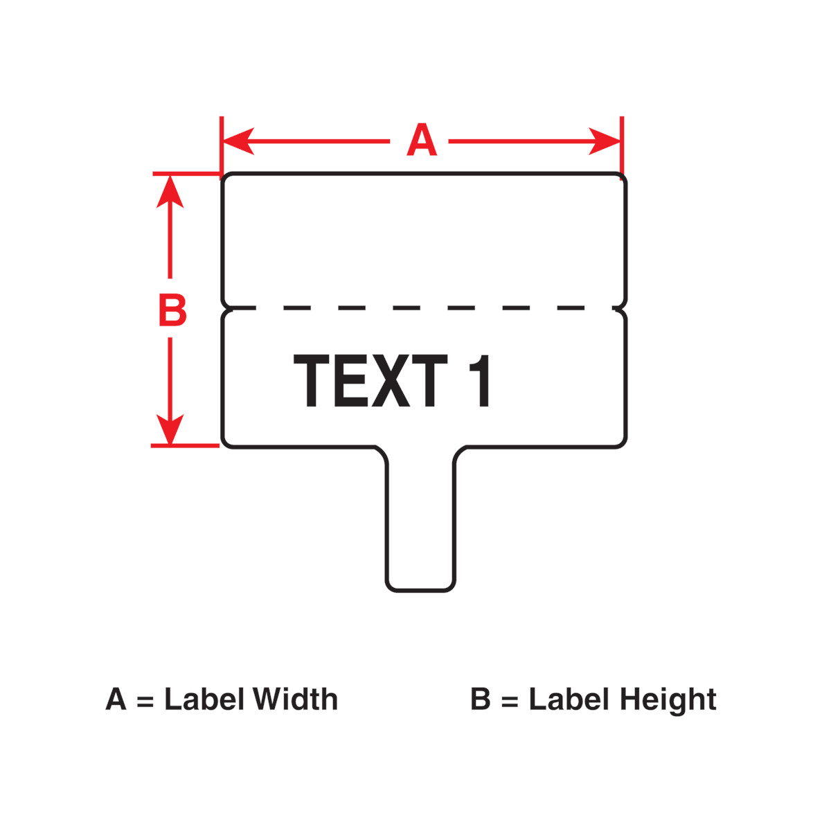 170860-M5-01-425-FT Labels glasvezelkabels voor de M510/BMP51/M511 labelprinter