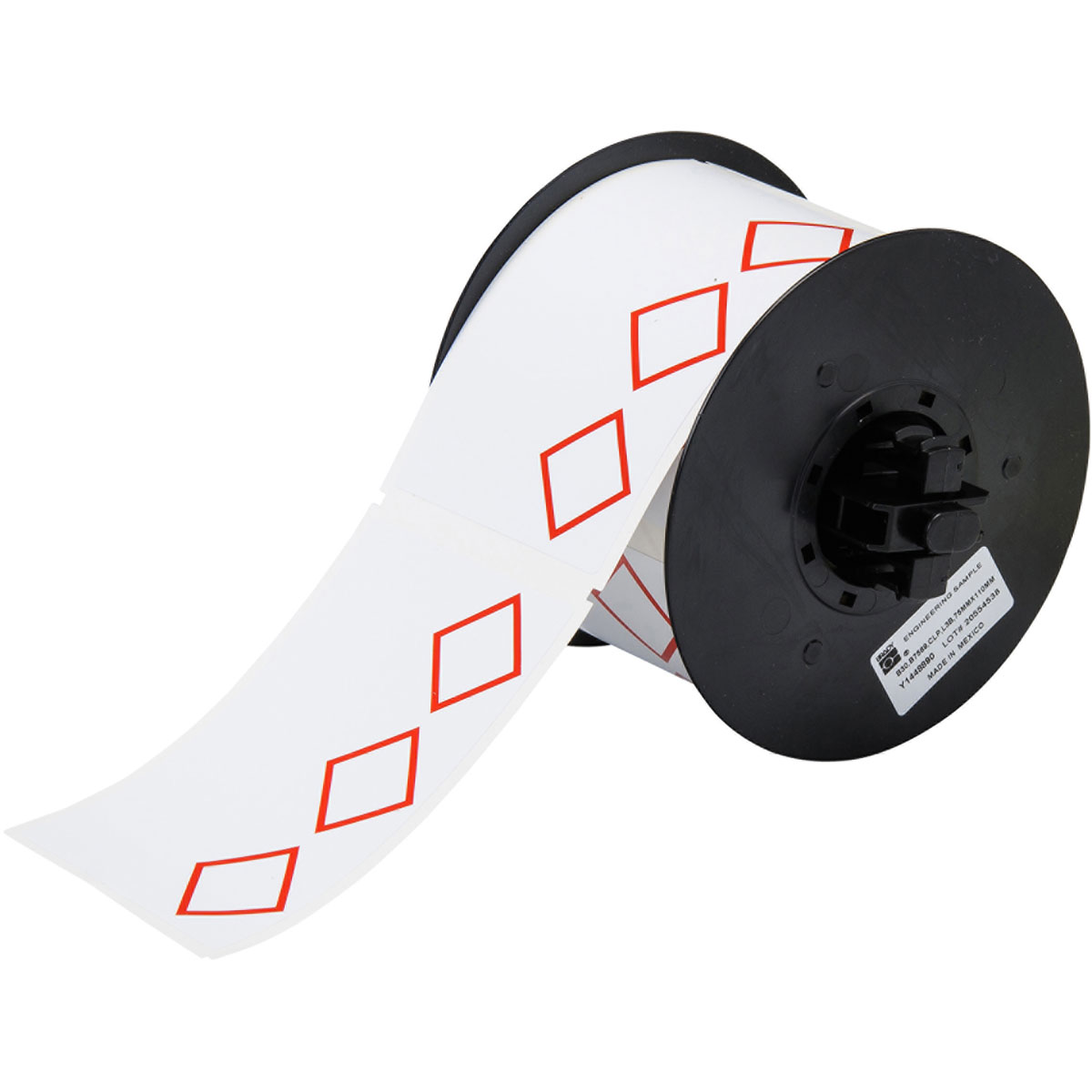 121642-B30-261-7569-CLP3B Voorbedrukte GHS/CLP-labels voor BBP3X/S3XXX/i3300-printers, 110,00 mm (B) x 75,00 mm (H), Rood op Wit