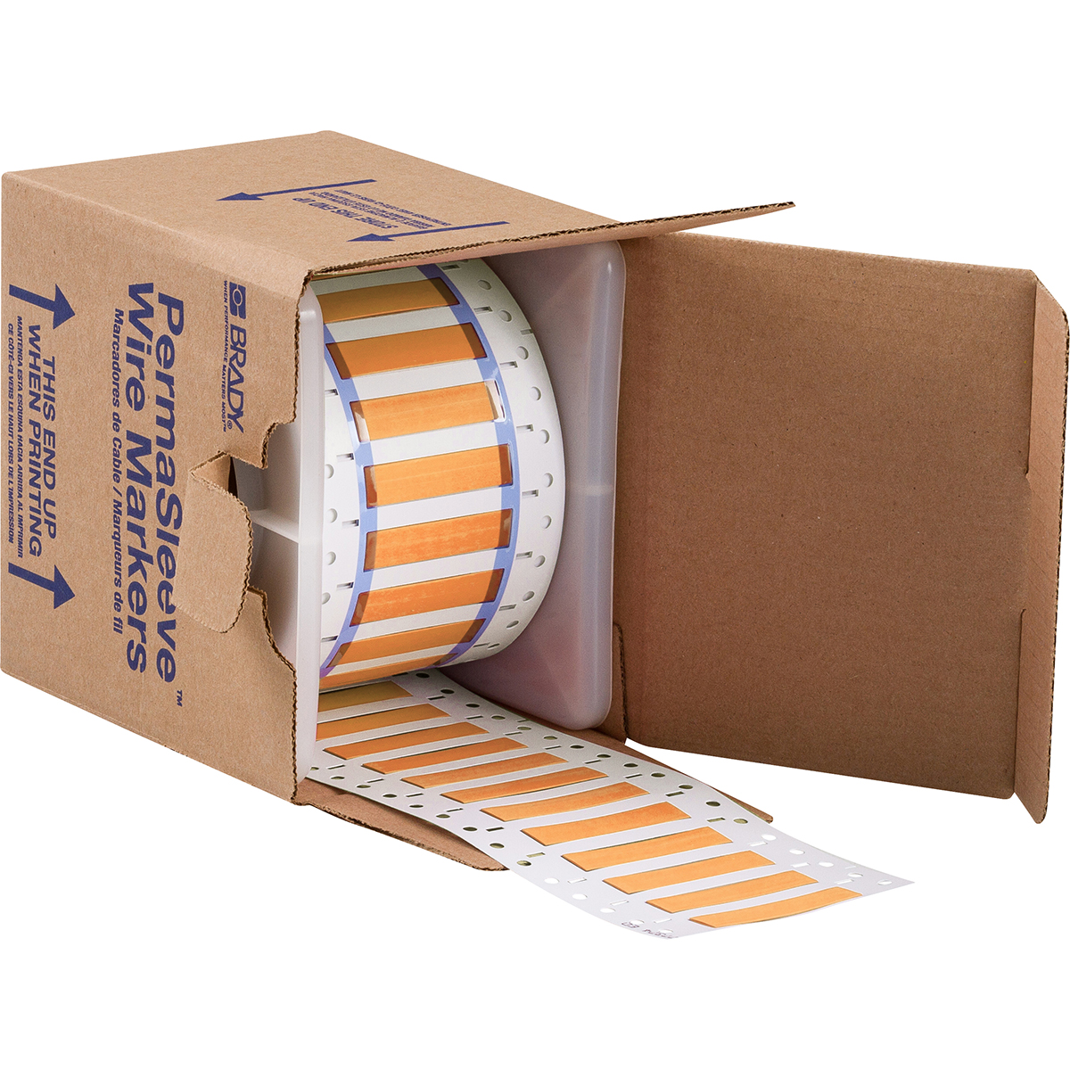 017209-3PS-250-2-OR-S PermaSleeve krimpkousen, 50,80 mm (B) x 11,15 mm (H), Oranje