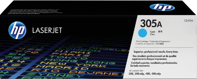 Toner cartridge HP CE411A 305A blue Toner cartridge HP CE411A 305A blue