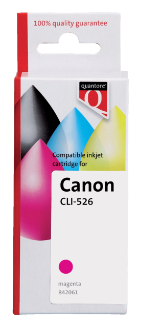 Inktcartridge Quantore alternatief tbv Canon CLI-526 rood Inktcartridge Quantore alternatief tbv Canon CLI-526 rood