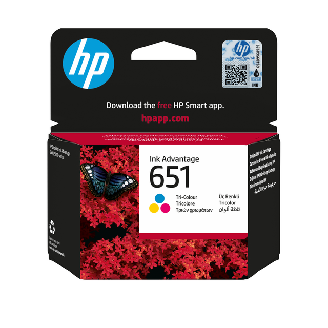 HP C2P11A 651 Color Ink Cartridge