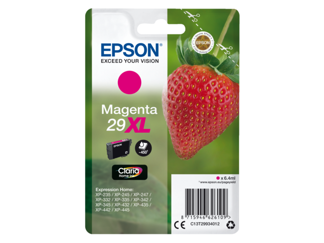 2666534 inkcartridge epson 29xl t2993 rood