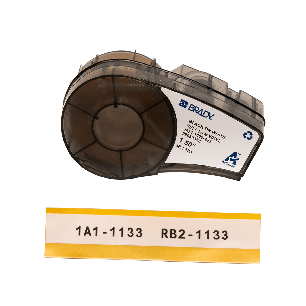 M211 en M210 zelflaminerende draad en kabellabels in vinyl M211 en M210 zelflaminerende draad en kabellabels in vinyl