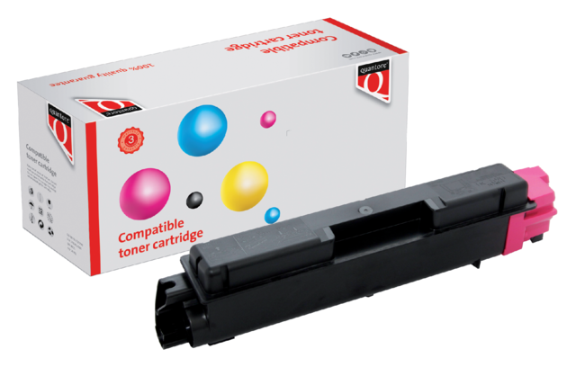 Toner Quantore alternatief tbv Kyocera TK-590M rood Toner Quantore alternatief tbv Kyocera TK-590M rood