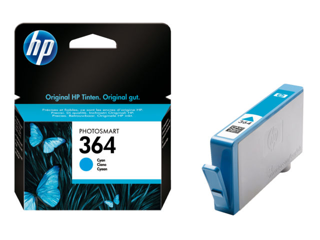 Inktcartridge HP 364 CB318EE blauw