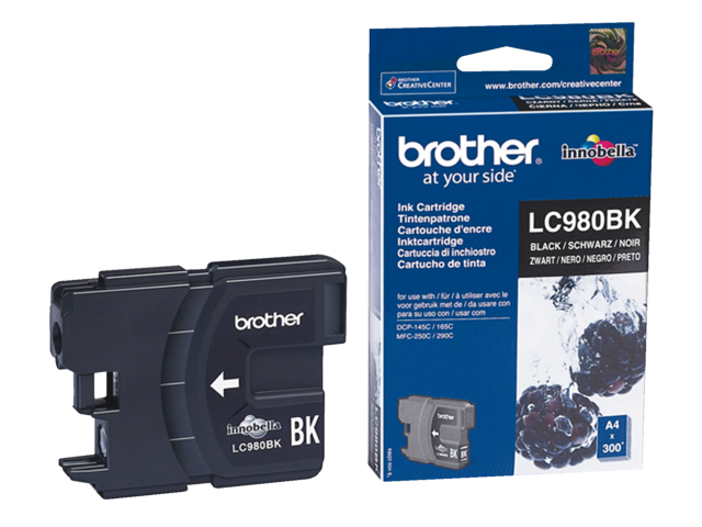 LC980BK Tintenpatrone Brother LC-980 Schwarz