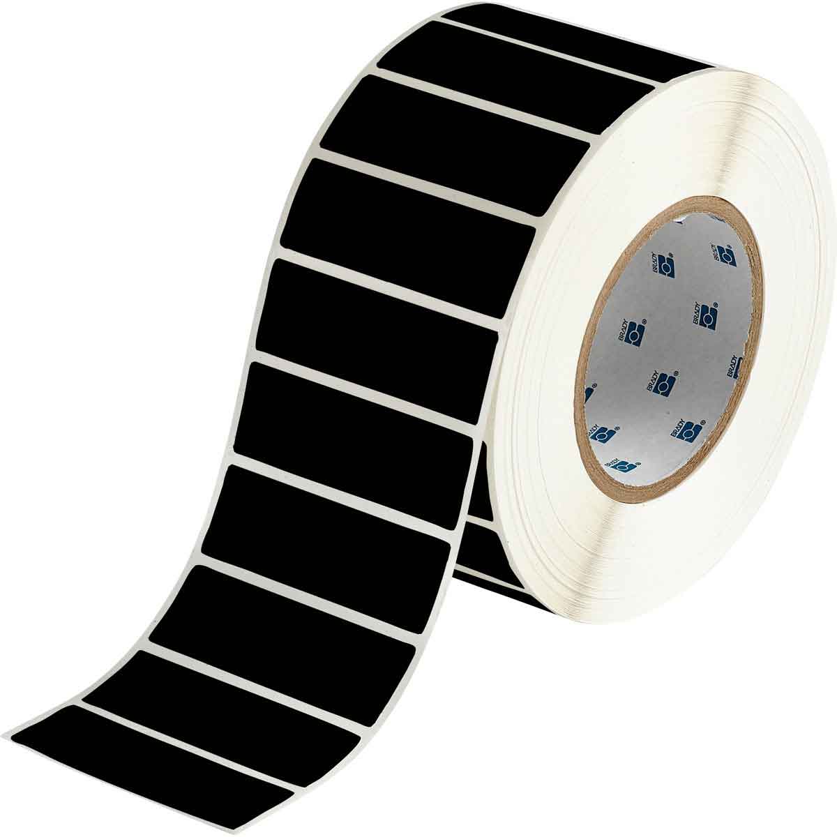 149111-THT-18-8591-3-BK Etiketten voor Thermische Transfer, 76,20 mm (B) x 25,40 mm (H), Zwart 149111-THT-18-8591-3-BK Etiketten voor Thermische Transfer, 76,20 mm (B) x 25,40 mm (H), Zwart