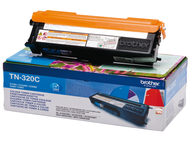 TN320C toner brother tn-320 1.5k blauw