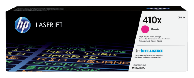 Toner cartridge HP CF413X 410X red