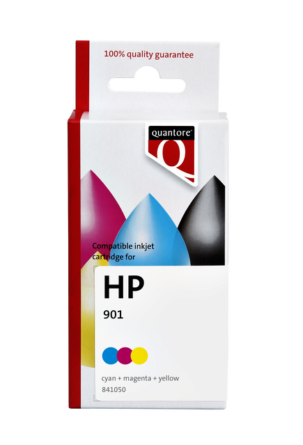 Inktcartridge Quantore alternatief tbv HP CC656A 901 kleur Inktcartridge Quantore alternatief tbv HP CC656A 901 kleur