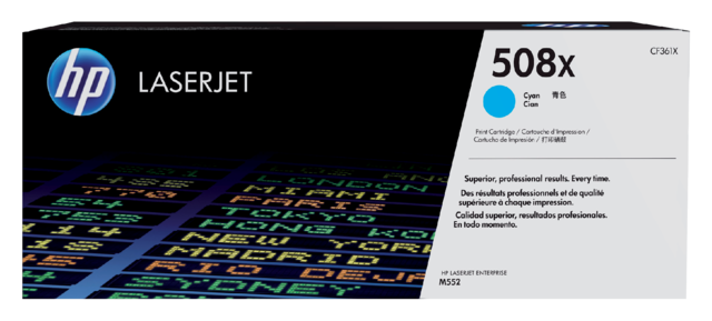 Toner cartridge HP CF361X 508X blue