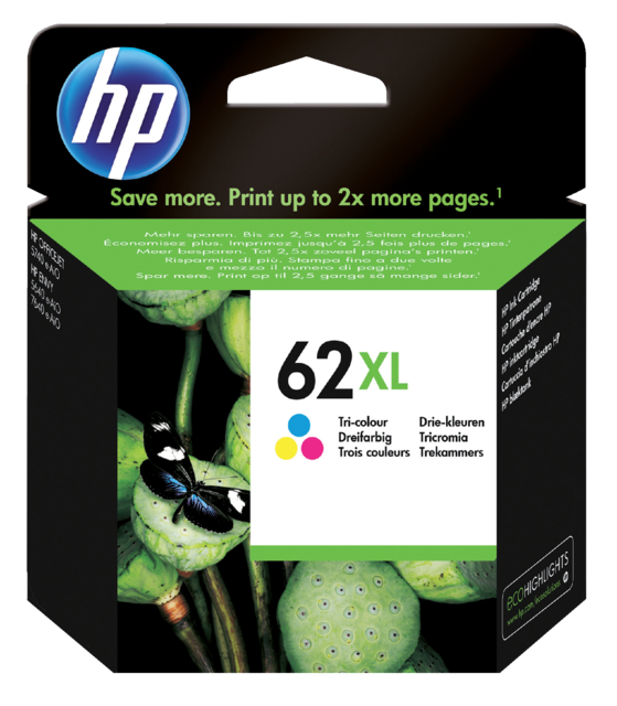 Ink cartridge HP C2P07AE 62XL color Ink cartridge HP C2P07AE 62XL color