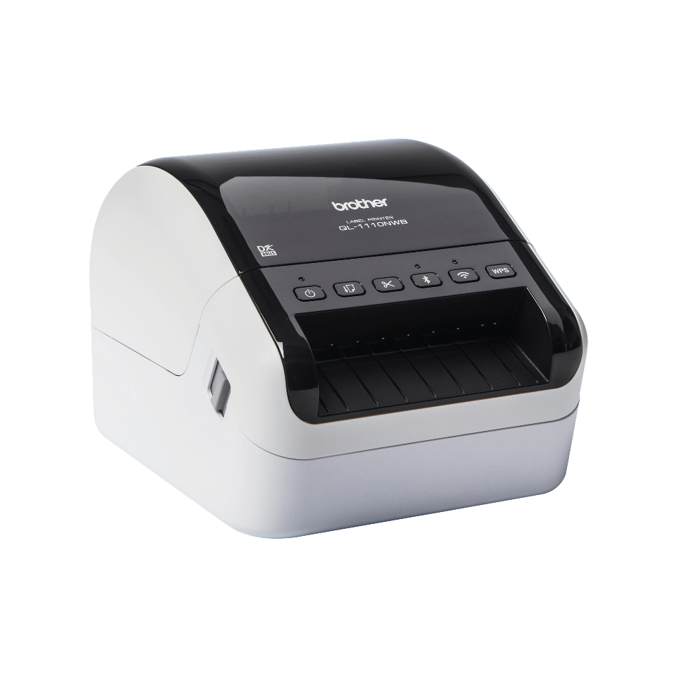 Brother QL-1110NWB brede labelprinter met USB, LAN, WLAN en Bluetooth aansluiting Brother QL-1110NWB brede labelprinter met USB, LAN, WLAN en Bluetooth aansluiting