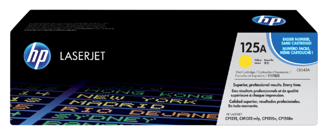 Toner cartridge HP CB542A 125A yellow