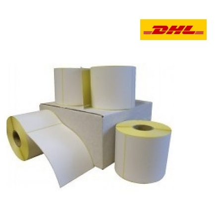 DHL labels 102x210mm direct thermisch, 210 per rol