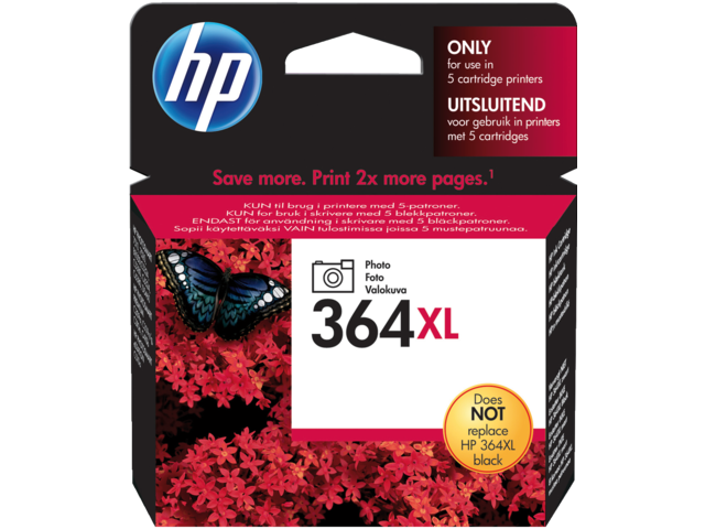 Inktcartridge HP 364XL CB322EE HC FOTO zwart