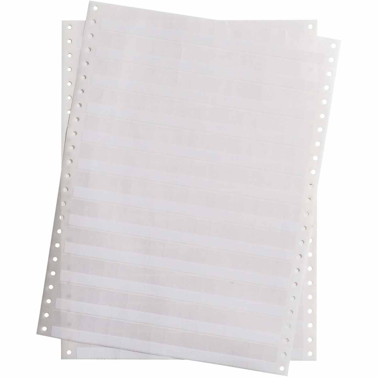 027645_DAT-145-292-1 DaTab Dot Matrix Beprintbare Labels, 12,70 mm (B) x 23,80 mm (H), Wit
