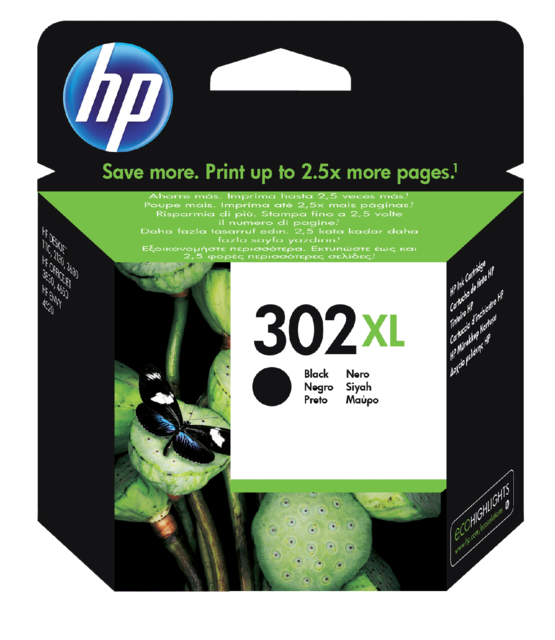 Ink cartridge HP F6U68AE 302XL black Ink cartridge HP F6U68AE 302XL black