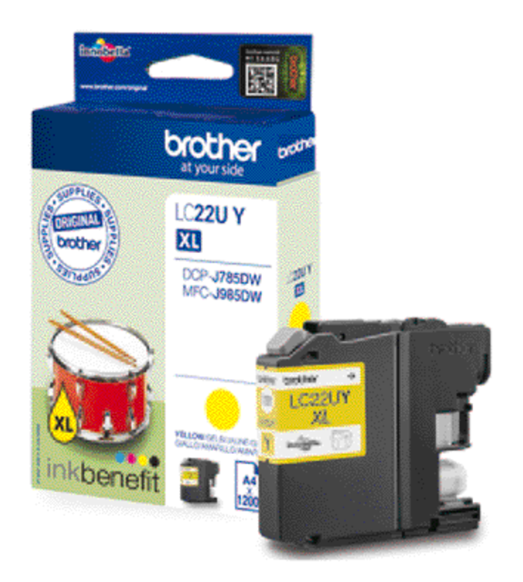 LC22UYBP inkcartridge brother lc-22u geel