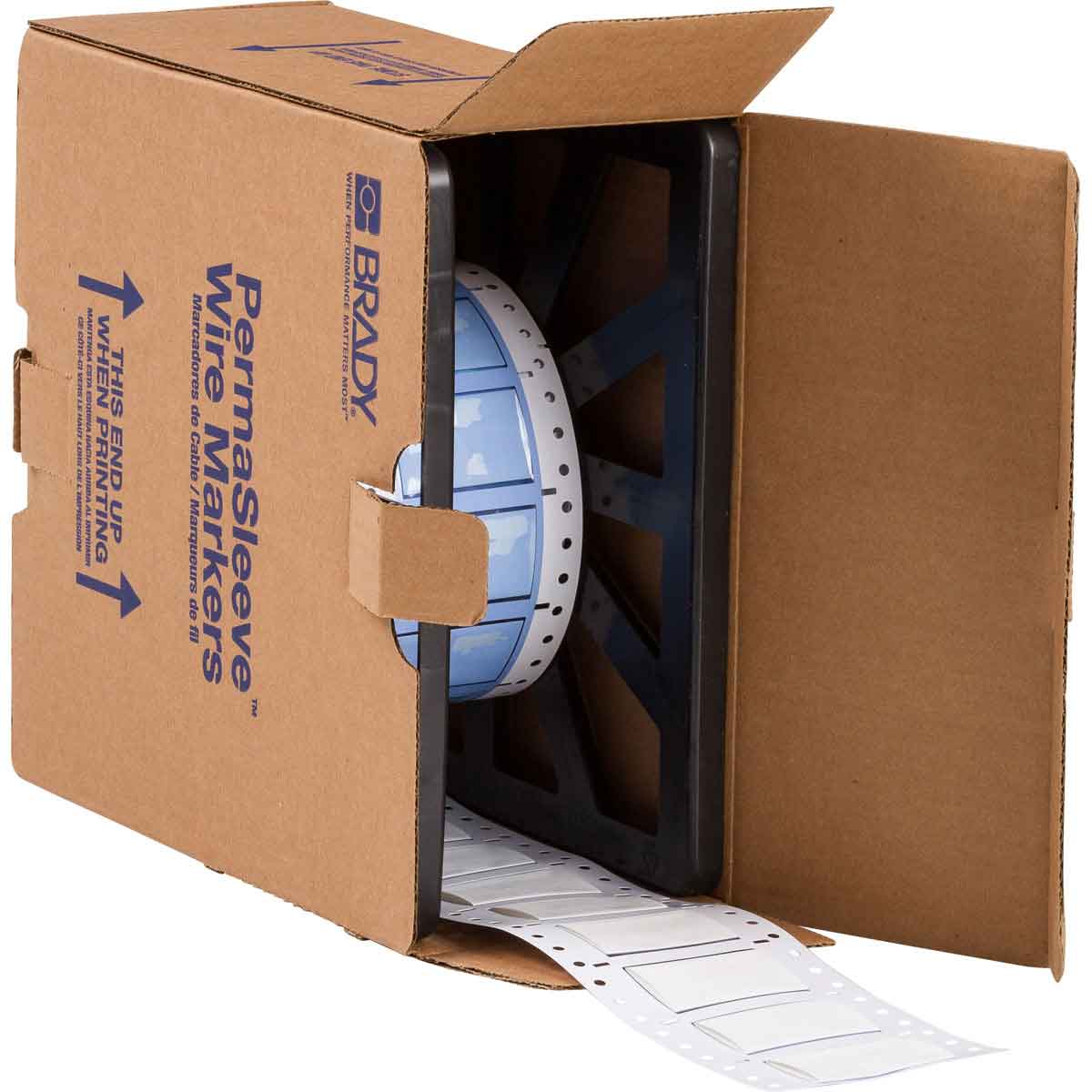 110410-PS-750-2-WT PermaSleeve krimpkousen voor draadmarkering, 50,80 mm (B) x 31,75 mm (H), Wit 110410-PS-750-2-WT PermaSleeve krimpkousen voor draadmarkering, 50,80 mm (B) x 31,75 mm (H), Wit