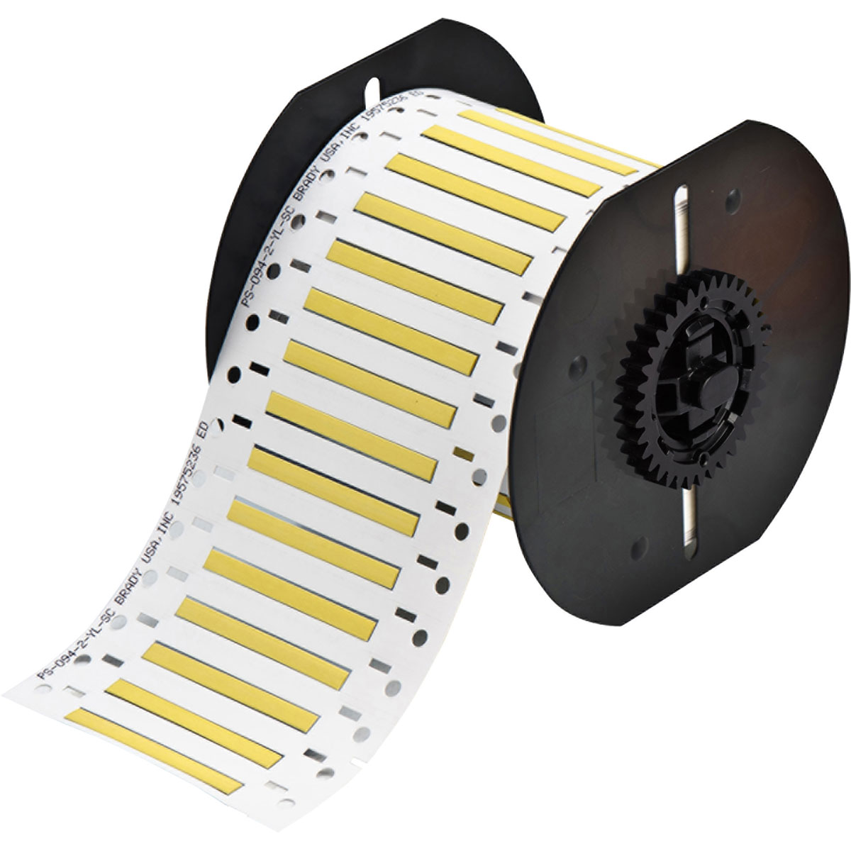 142932-B33-94-2-342YL PermaSleeve polyolefin krimpkousen voor BBP33/i3300-printers, 50,80 mm (B) x 4,62 mm (H), Geel