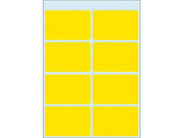 3691 etiket herma 3691 26x40mm geel 40stuks
