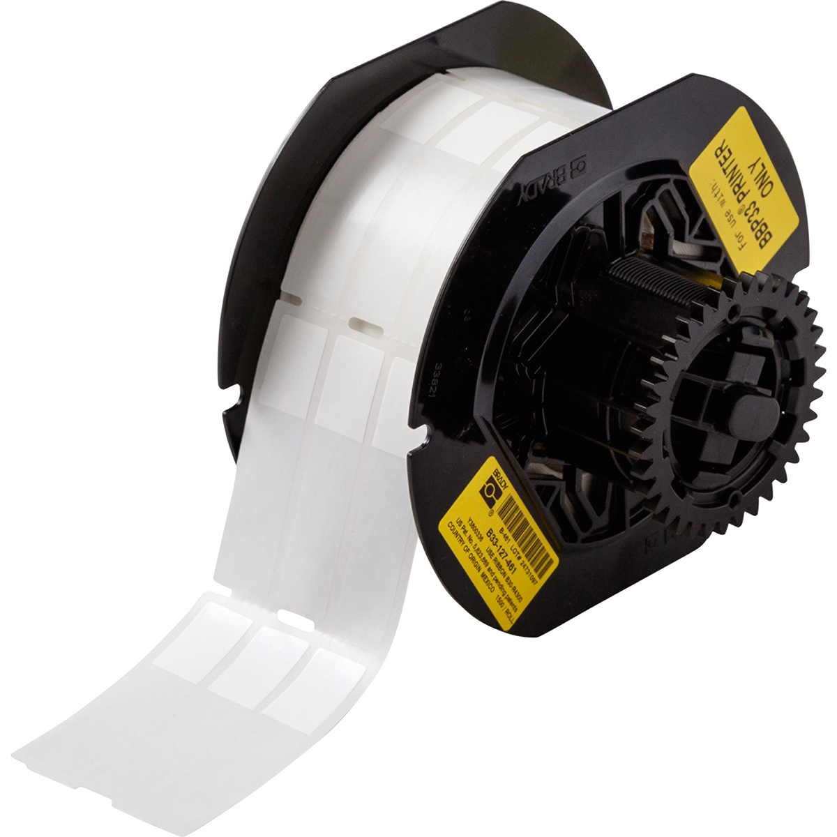 361657-B33-511-427 Zelflaminerende vinyllabels voor BBP33/i3300-printers, 25,40 mm (B) x 63,50 mm (H), Wit