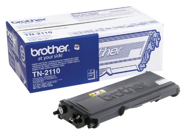 Toner Brother TN-2110 zwart Toner Brother TN-2110 zwart