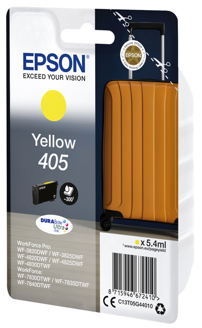 Inktcartridge Epson 405 T05G44 geel Inktcartridge Epson 405 T05G44 geel