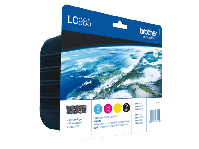 LC985VALBP inkcartridge brother lc-985 zwart 3 kleuren