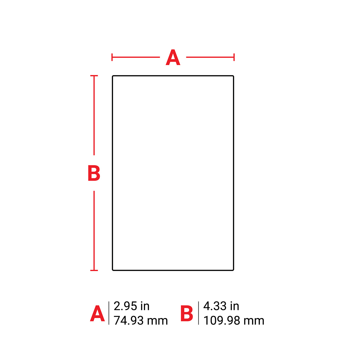 150027-J20-261-2595 Vinyl labels voor J2000-printer