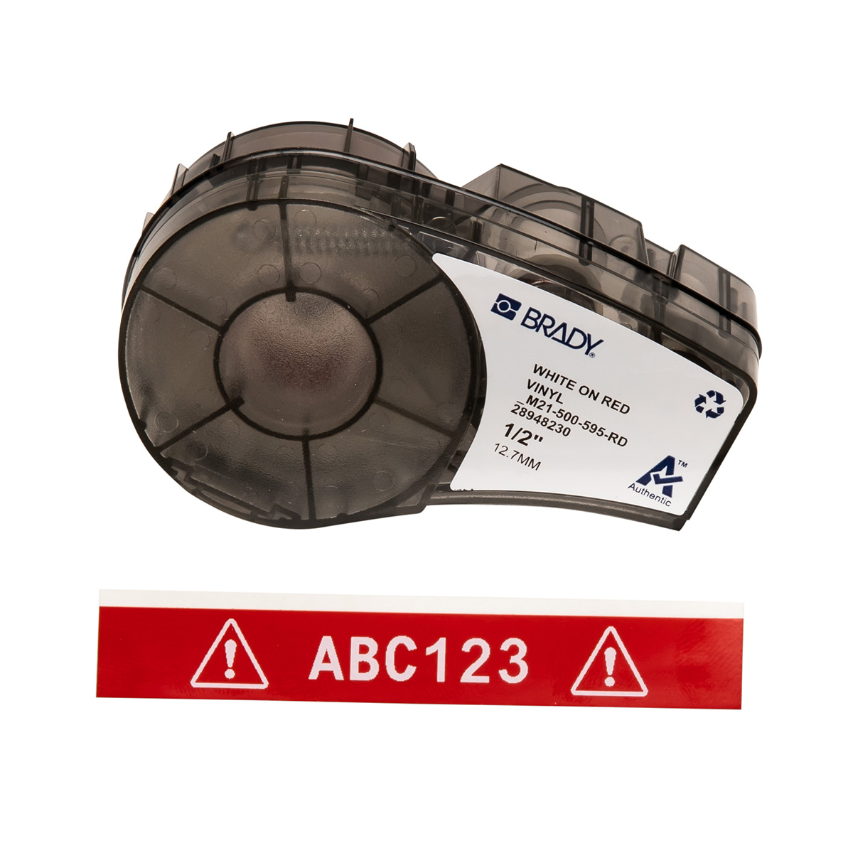 M211 and M210 vinyl labels for indoor and outdoor use