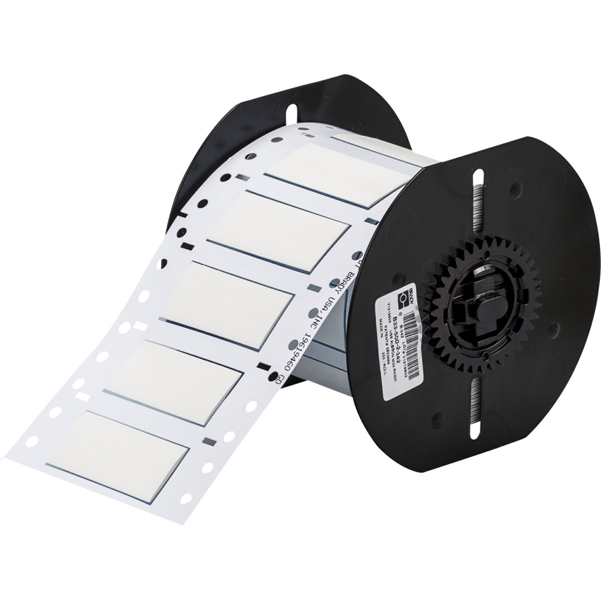 140933-B33D-500-2-7641 PermaSleeve halogeenvrije krimpkousen met lage rookemissie voor BBP33/i3300-printers, 50,80 mm (B) x 21,62 mm (H), Wit 140933-B33D-500-2-7641 PermaSleeve halogeenvrije krimpkousen met lage rookemissie voor BBP33/i3300-printers, 50,80 mm (B) x 21,62 mm (H), Wit