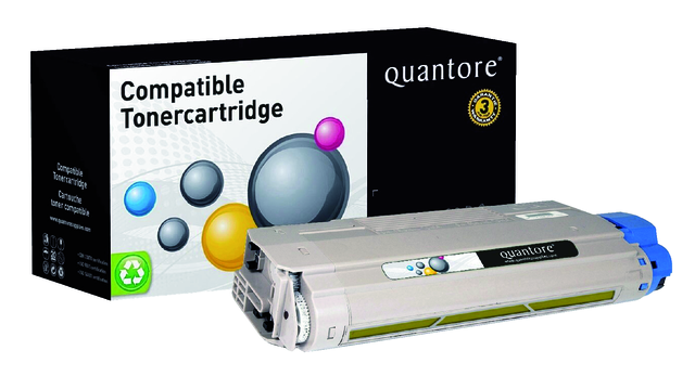 K18220PR tonercartridge quantore oki 44318605 11k geel