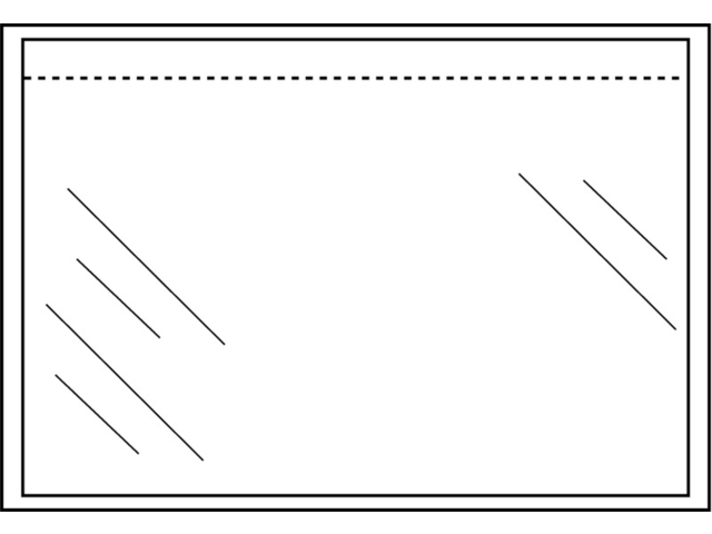 Paklijstenvelop CLEVERPACK ZK ONBEDRUKT DIN-C5 TR