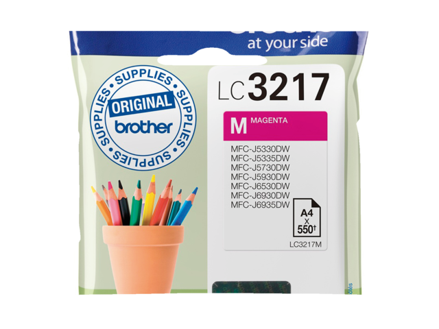 LC3217M ink cartridge brother lc-3217 red