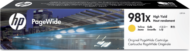 Ink cartridge HP L0R11A 981X yellow Ink cartridge HP L0R11A 981X yellow