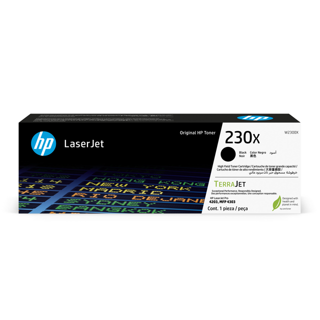 Toner cartridge HP W2300X 230X black Toner cartridge HP W2300X 230X black