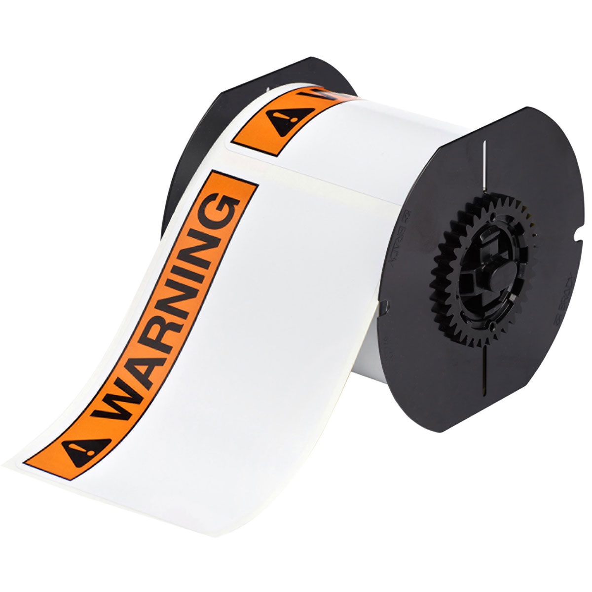 142186-B30-25-595-ANSIWA Voorbedrukte en voorgesneden blanco labels voor BBP3x/S3xxx/i3300-printers, 152,40 mm (B) x 101,60 mm (H), Zwart, oranje op wit