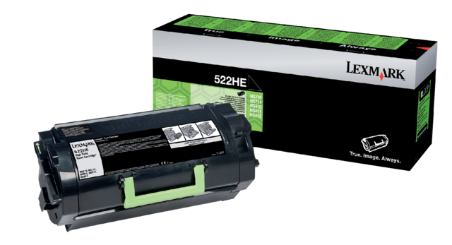 Tonercartridge Lexmark 52D2H0E zwart Tonercartridge Lexmark 52D2H0E zwart