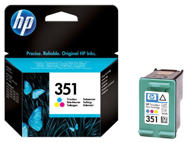 Inktcartridge HP CB337EE 351 3-kleur Inktcartridge HP CB337EE 351 3-kleur
