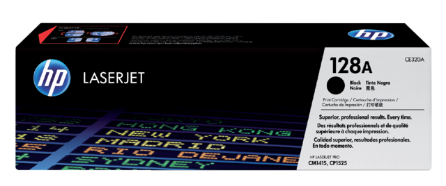 Toner cartridge HP CE320A 128A black