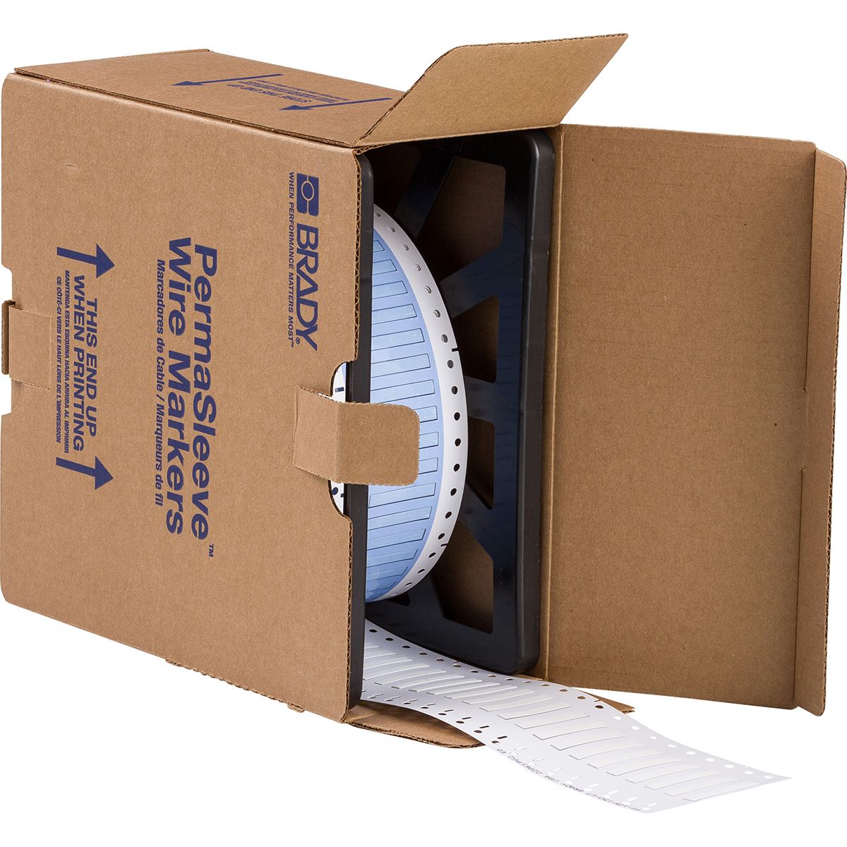 032613-PS-125-150-WT PermaSleeve krimpkousen voor draadmarkering