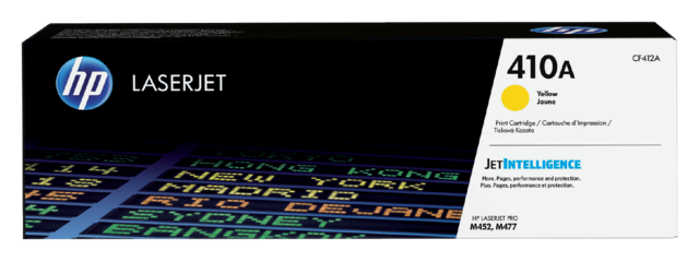 Toner cartridge HP CF412A 410A yellow