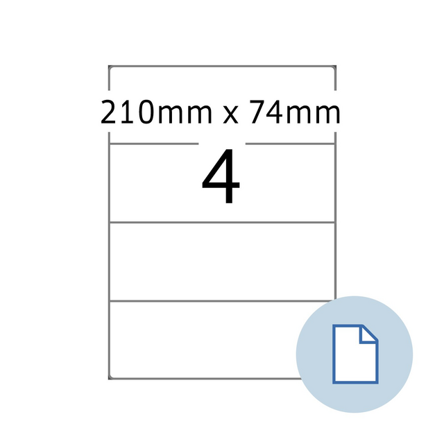 HERMA 8405 A4 EXPR 500 Label, 210x74mm, White, 2,000 pieces HERMA 8405 A4 EXPR 500 Label, 210x74mm, White, 2,000 pieces
