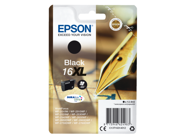 2666399 inkcartridge epson 16xl t1631 zwart