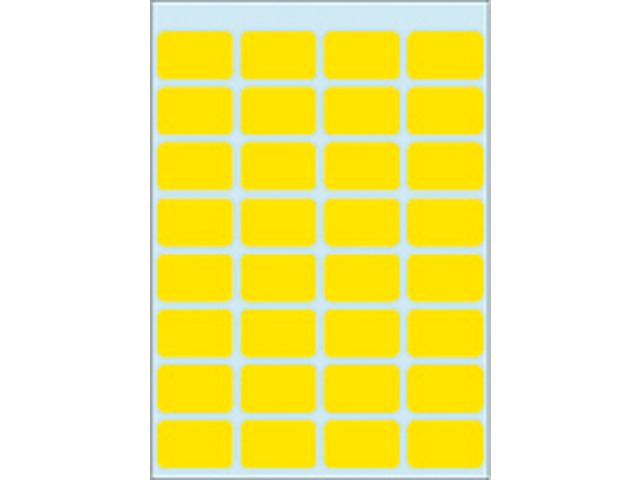 3641 etiket herma 3641 12x19mm geel 160stuks