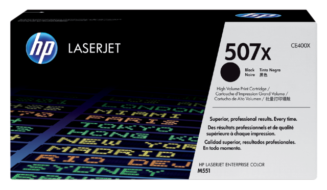 Toner cartridge HP CE400X 507X black