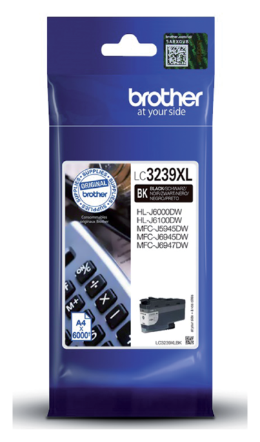 Inktcartridge Brother LC-3239XLBK zwart Inktcartridge Brother LC-3239XLBK zwart